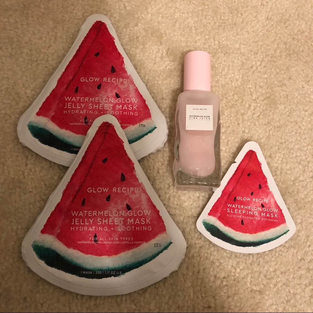 Sephora Glow Recipe Sheet Mask and Moisturizer